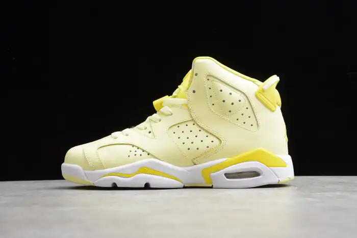 【Free Shipping】 Air Jordan 6 Retro Dynamic Yellow Floral (GS) 543390-800 0127