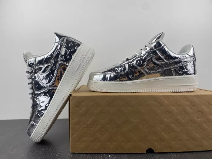 Cheap 【Free Shipping】 LV x AIR FORCE 1 SLIVER 1A9VGO 0121