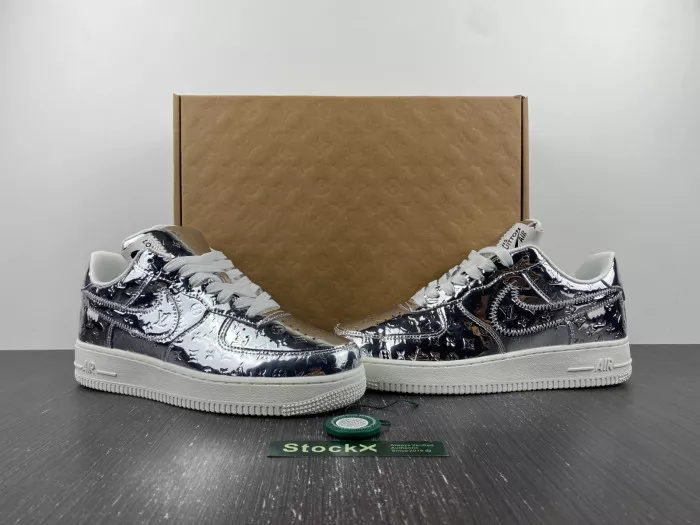 Cheap 【Free Shipping】 LV x AIR FORCE 1 SLIVER 1A9VGO 0121