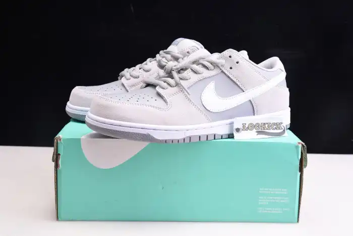 Rep 【Free Shipping】 Nike SB Dunk Low Summit White Wolf Grey AR0778-110 0129