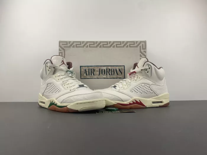 Cheap 【Free Shipping】 Air Jordan 5 El Grito HF8833-100 0114