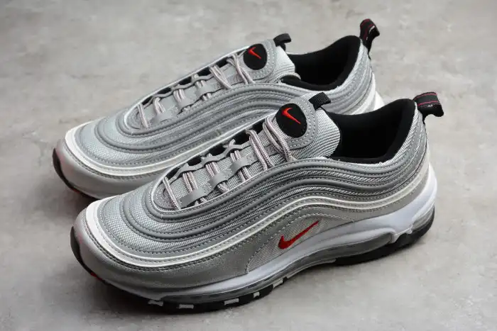 Cheap 【Free Shipping】 Nike Air Max 97 Silver Bullet 884421-001 0129