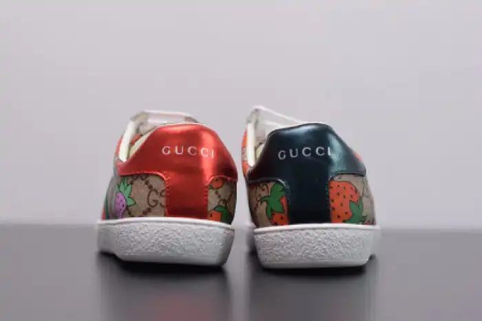 Reps 【Free Shipping】 GUCC ACE EMBROIDERED LOW-TOP SNEAKER 431920 DOPEO 9064 0125