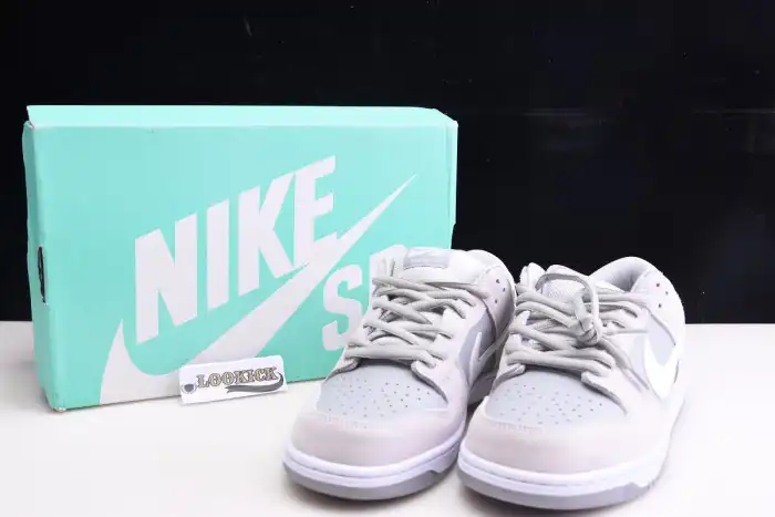 Rep 【Free Shipping】 Nike SB Dunk Low Summit White Wolf Grey AR0778-110 0129