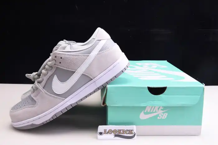 Rep 【Free Shipping】 Nike SB Dunk Low Summit White Wolf Grey AR0778-110 0129