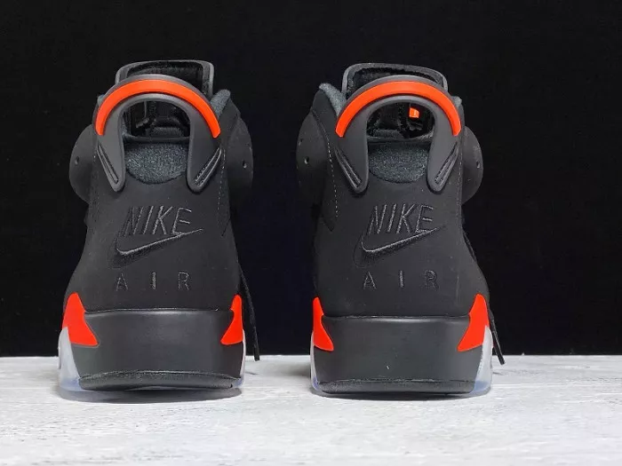 Reps 【Free Shipping】 Air Jordan 6 Retro Black Infrared OG 384664-060 0113