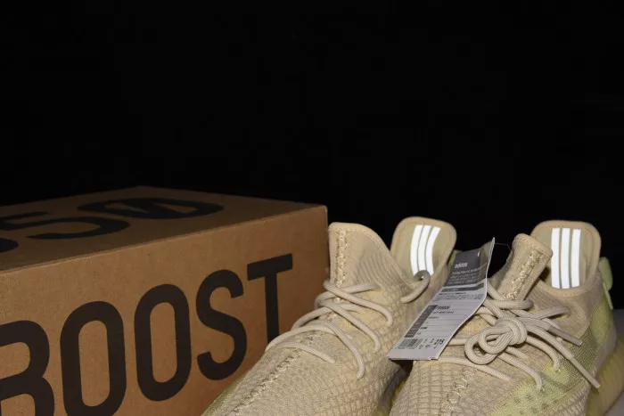 Rep 【Free Shipping】 Adidas Yeezy Boost 350 V2 Flax FX9028 0112