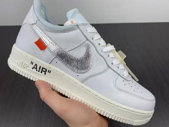 Cheap 【Free Shipping】 Nike Air Force 1 Low Virgil Abloh Off-White (AF100) AO4297-100 0129