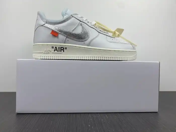 Cheap 【Free Shipping】 Nike Air Force 1 Low Virgil Abloh Off-White (AF100) AO4297-100 0129