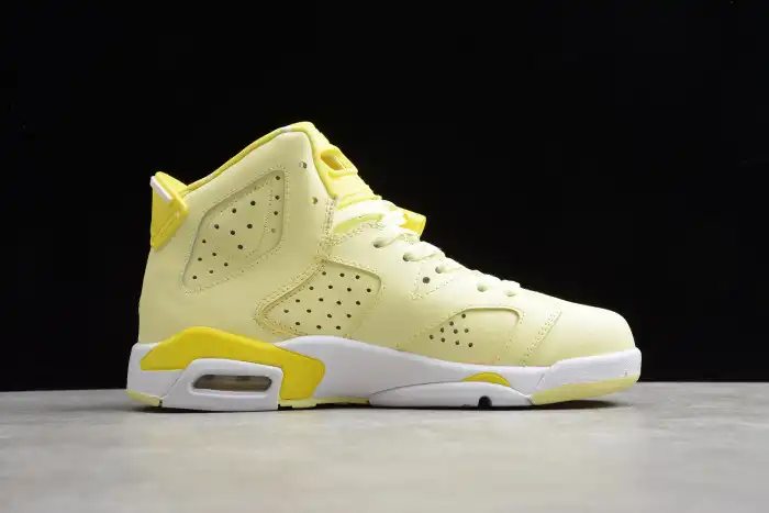 Rep 【Free Shipping】 Air Jordan 6 Retro Dynamic Yellow Floral (GS) 543390-800 0127