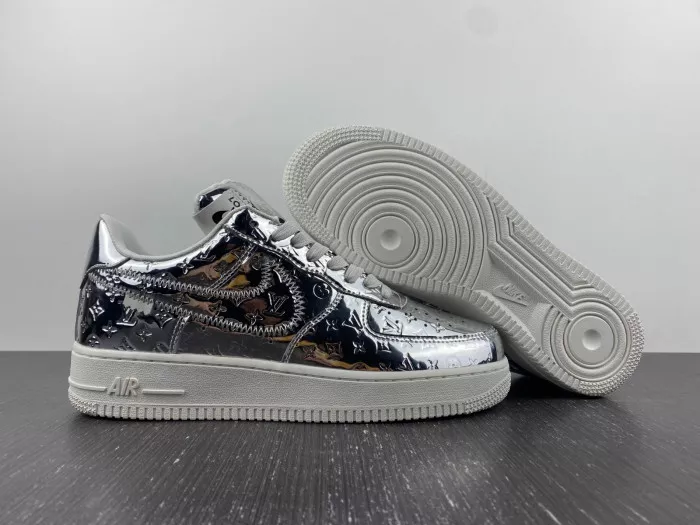 Cheap 【Free Shipping】 LV x AIR FORCE 1 SLIVER 1A9VGO 0121