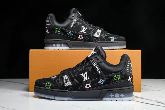 Cheap 【Free Shipping】 LV TRAINER SNEAKER 24111502 0115