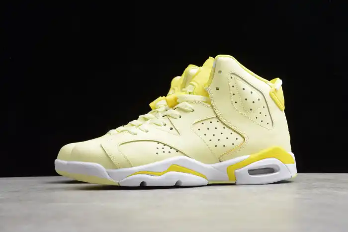 Rep 【Free Shipping】 Air Jordan 6 Retro Dynamic Yellow Floral (GS) 543390-800 0127