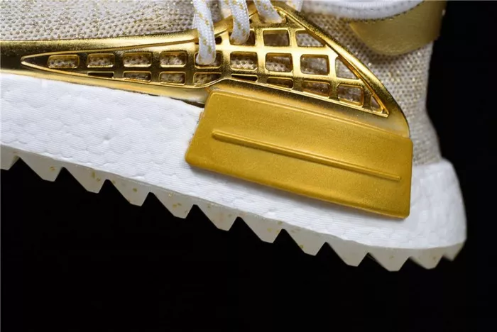 Cheap 【Free Shipping】 Pharrell adidas NMD Hu China Gold HAPPY F99762 0112