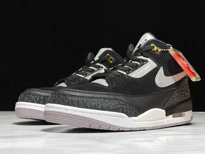 Rep 【Free Shipping】 Air Jordan 3 Tinker Black Cement Grey CK4348-007 0113