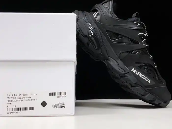 Rep 【Free Shipping】 BLCG TRACK TRAINER 'TRIPLE BLACK' 542023 W1GB1 1000 0124