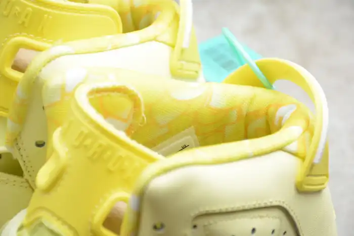 Rep 【Free Shipping】 Air Jordan 6 Retro Dynamic Yellow Floral (GS) 543390-800 0127