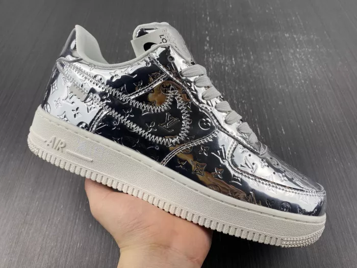 Cheap 【Free Shipping】 LV x AIR FORCE 1 SLIVER 1A9VGO 0121