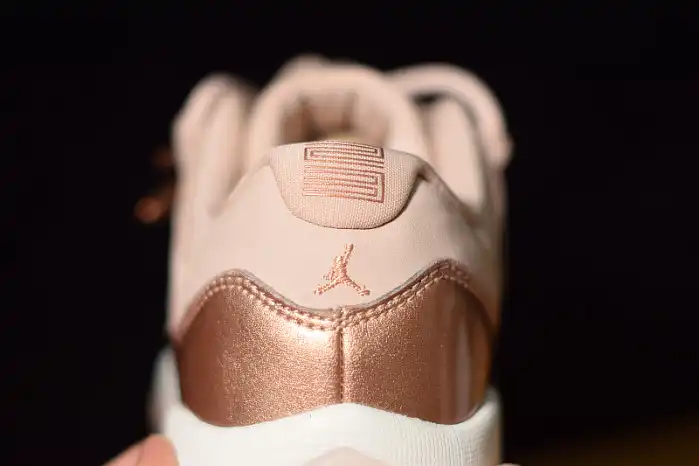 Cheap 【Free Shipping】 Air Jordan 11 Low GS Rose Gold AH7860-105 0127