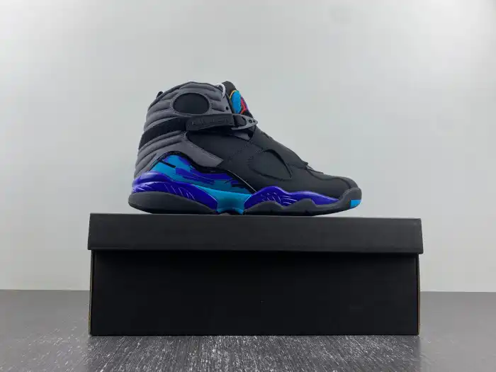 Rep 【Free Shipping】 Jordan 8 Retro Aqua (2015) 305381-025 0127