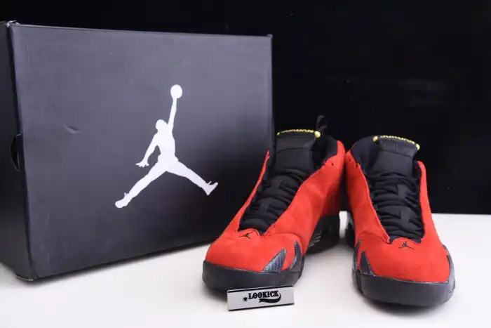 Cheap 【Free Shipping】 Air Jordan 14 Retro Challenge Red 654459-670 0201