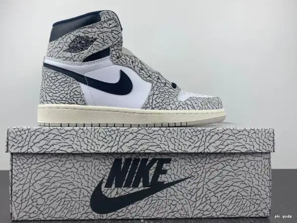 Cheap 【Free Shipping】 DZ5485-052 White Air OG Cement Jordan 1 High 0207