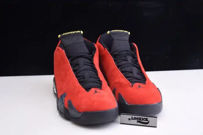 Cheap 【Free Shipping】 Air Jordan 14 Retro Challenge Red 654459-670 0201